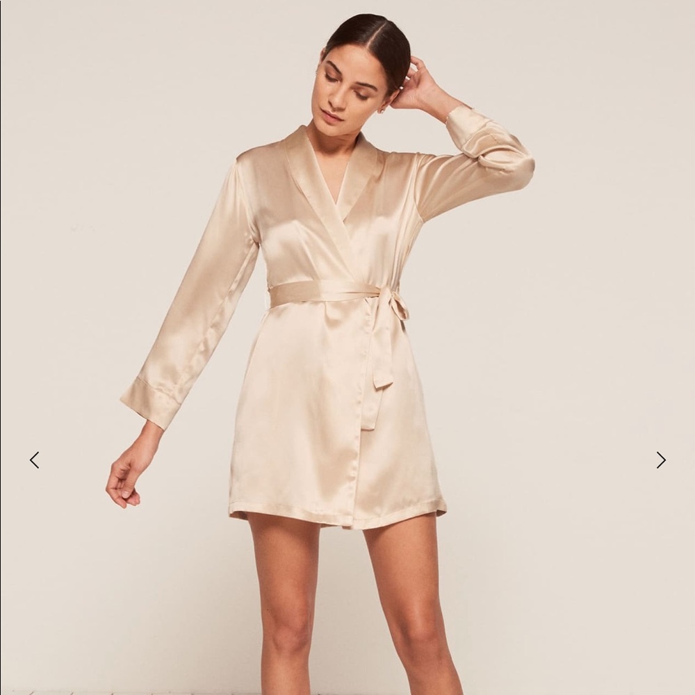 Silk robe